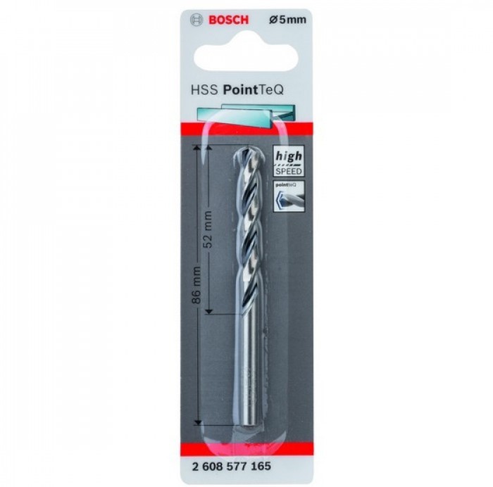 BOSCH svrdlo za metal hss 5 mm pointtec 2608577165