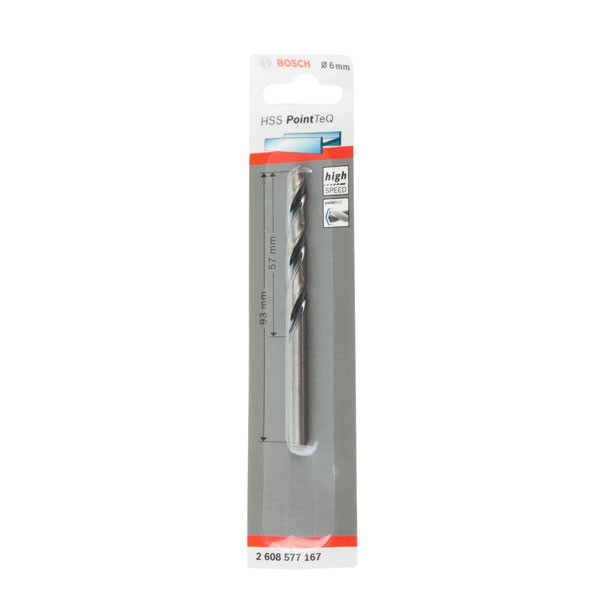BOSCH burgija za metal hss 6 mm pointtec