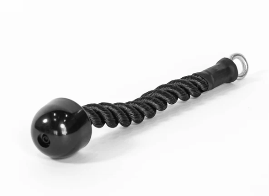 Nastavak uže za triceps, Jednoručno, Crni