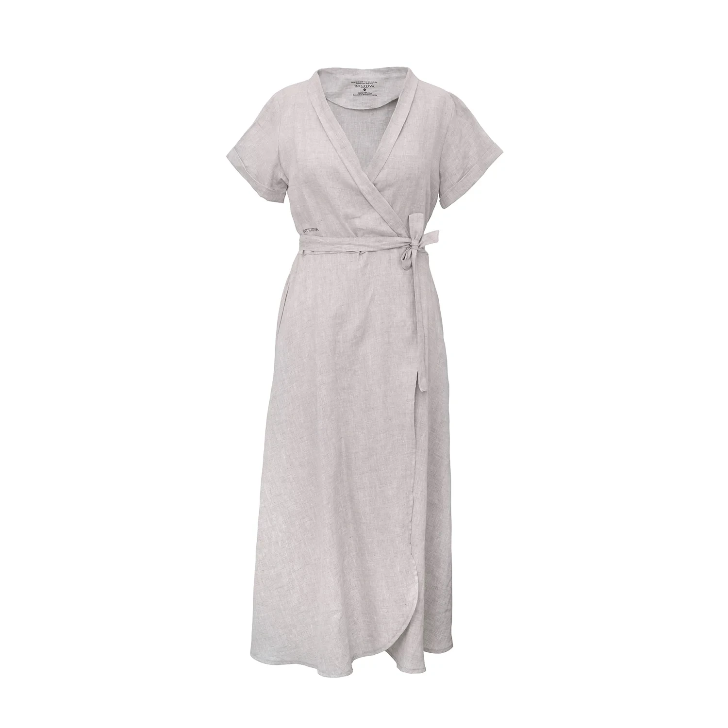 Intuitiva Ženska haljina na preklop Josephine, Krem