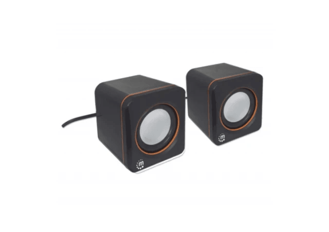 MANHATTAN zvučnici 2.0 161435, 6W crni