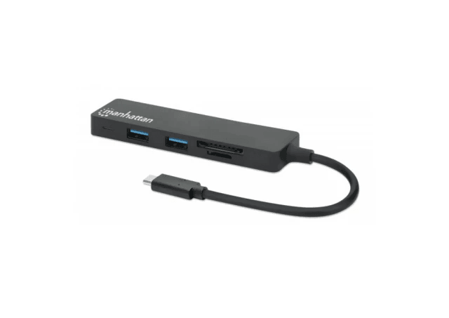 MAMHATTAN USB-C HUB 3 porta 164948 3.2 G1/5Gbps/CR/Crna