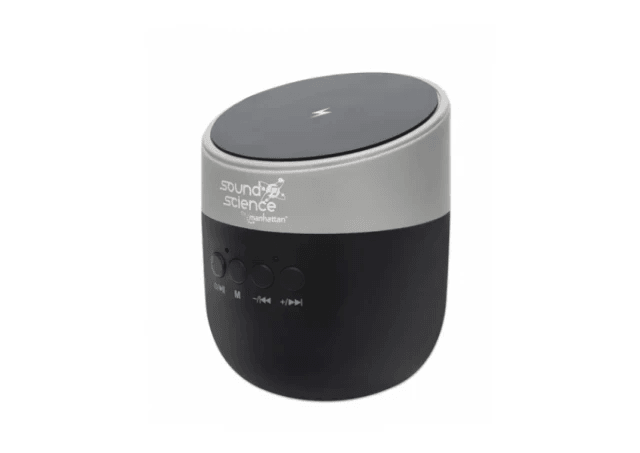MANHATTAN Bluetooth zvučnik sa postoljem za punjenje 165051, crni
