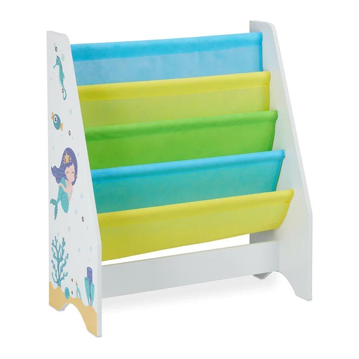 KINDER HOME Polica za knjige i šarene igračke