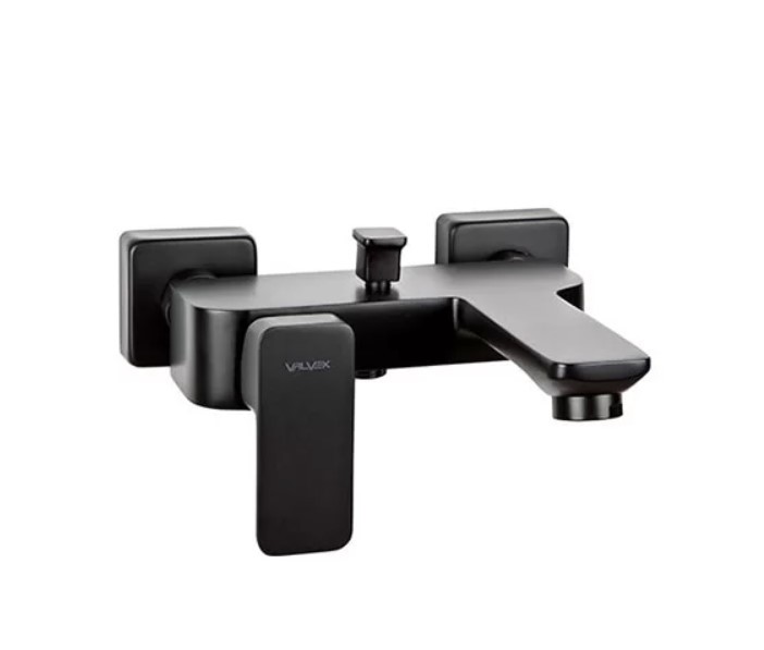 Valvex Baterija za kadu Loft, Crna