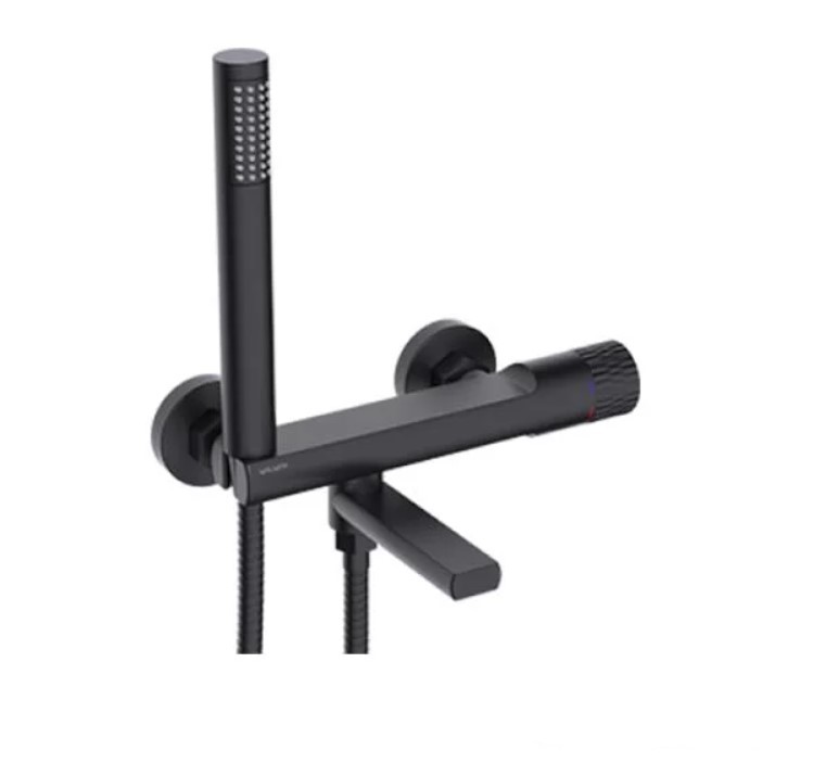 Valvex Baterija za kadu Decor, Crna