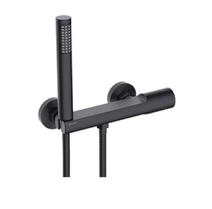 Valvex Baterija za tuš Decor, Crna