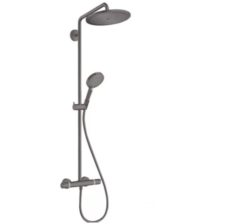 Hansgrohe Usponski termostatski tuš S280 26890670, Crni