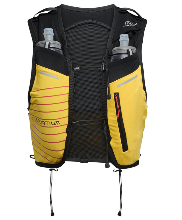 La Sportiva Prsluk, +Bidoni 5L, Crno-žuti