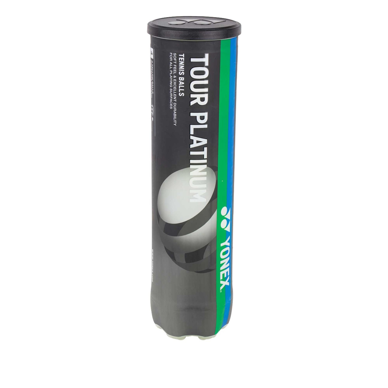 Yonex Teniske loptice Tour Platinum, 4 komada, Žute