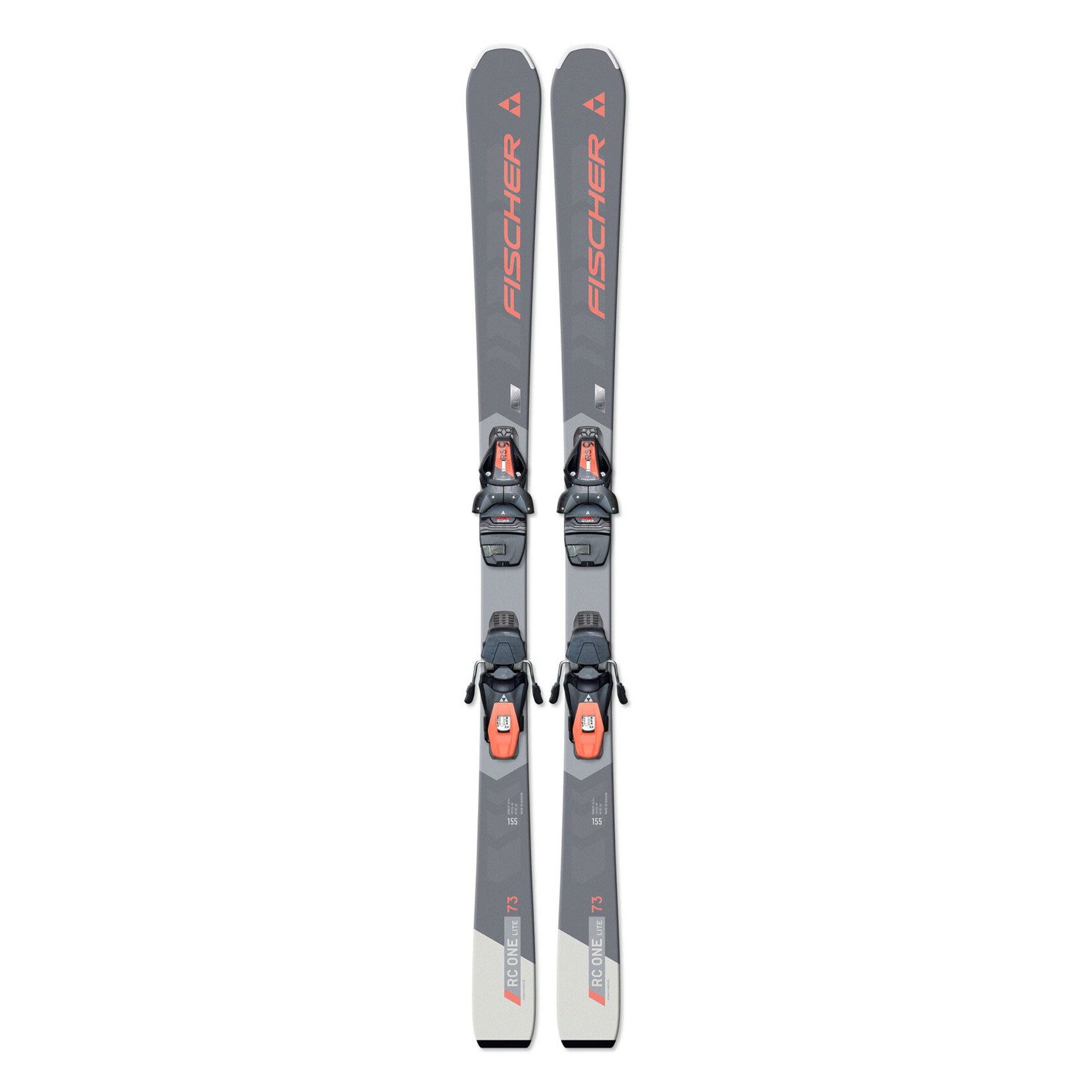 Fischer Set skije RC One Lite 73 SLR + Vezovi RS9 SLR, Sive