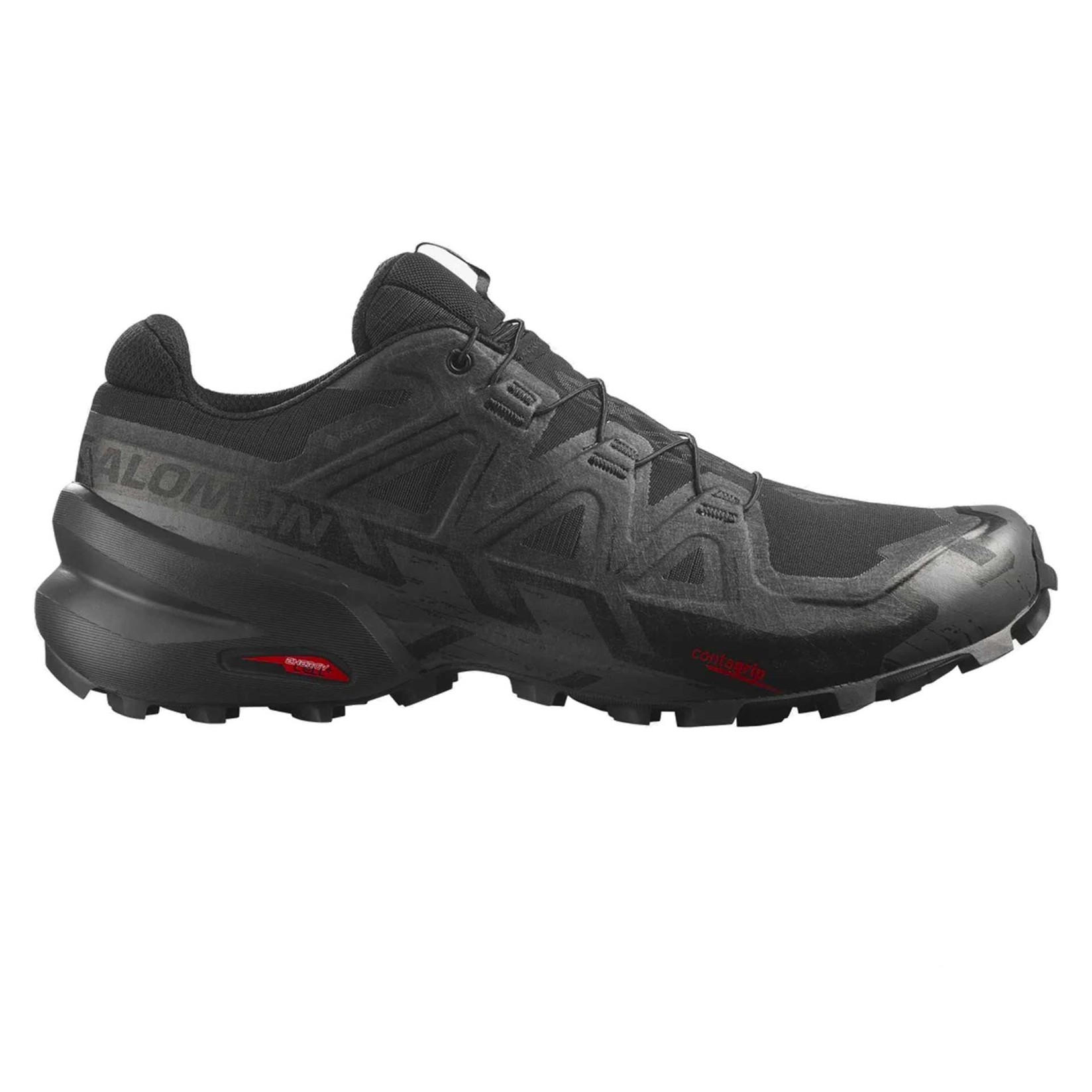 Salomon Muške patike Speedcross 6 GTX Black/Black/Phantom, Crne