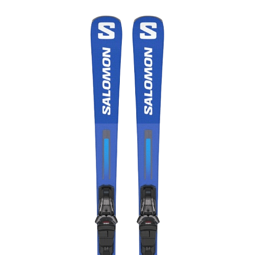 Salomon Skije Set, E S/Race 8, 156 + Vezovi E M11 GW, Plavo-bijele