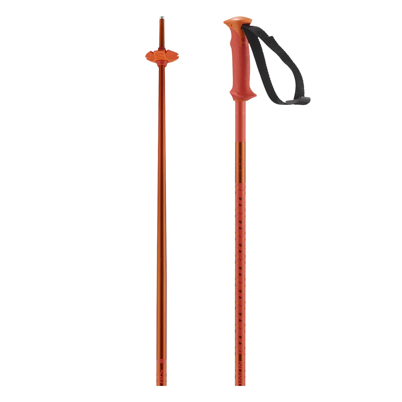 Salomon Ski štapovi Polar Cherry Tomato, Crveni