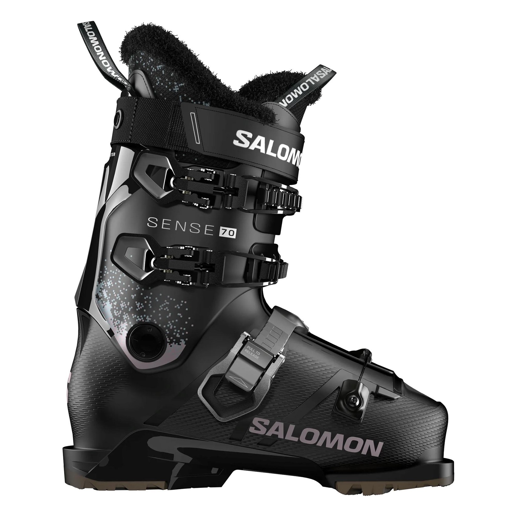 Salomon Ženske ski pancerice Sense 70 GW, Crne