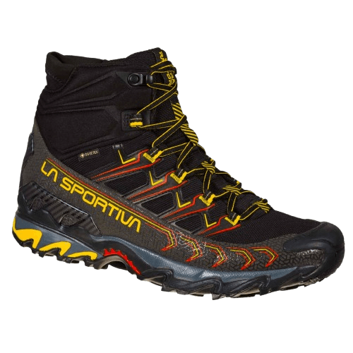 La Sportiva Ženske gležnjače za planinarenje Ultra Raptor II, Mid, GTX, Crno-žute
