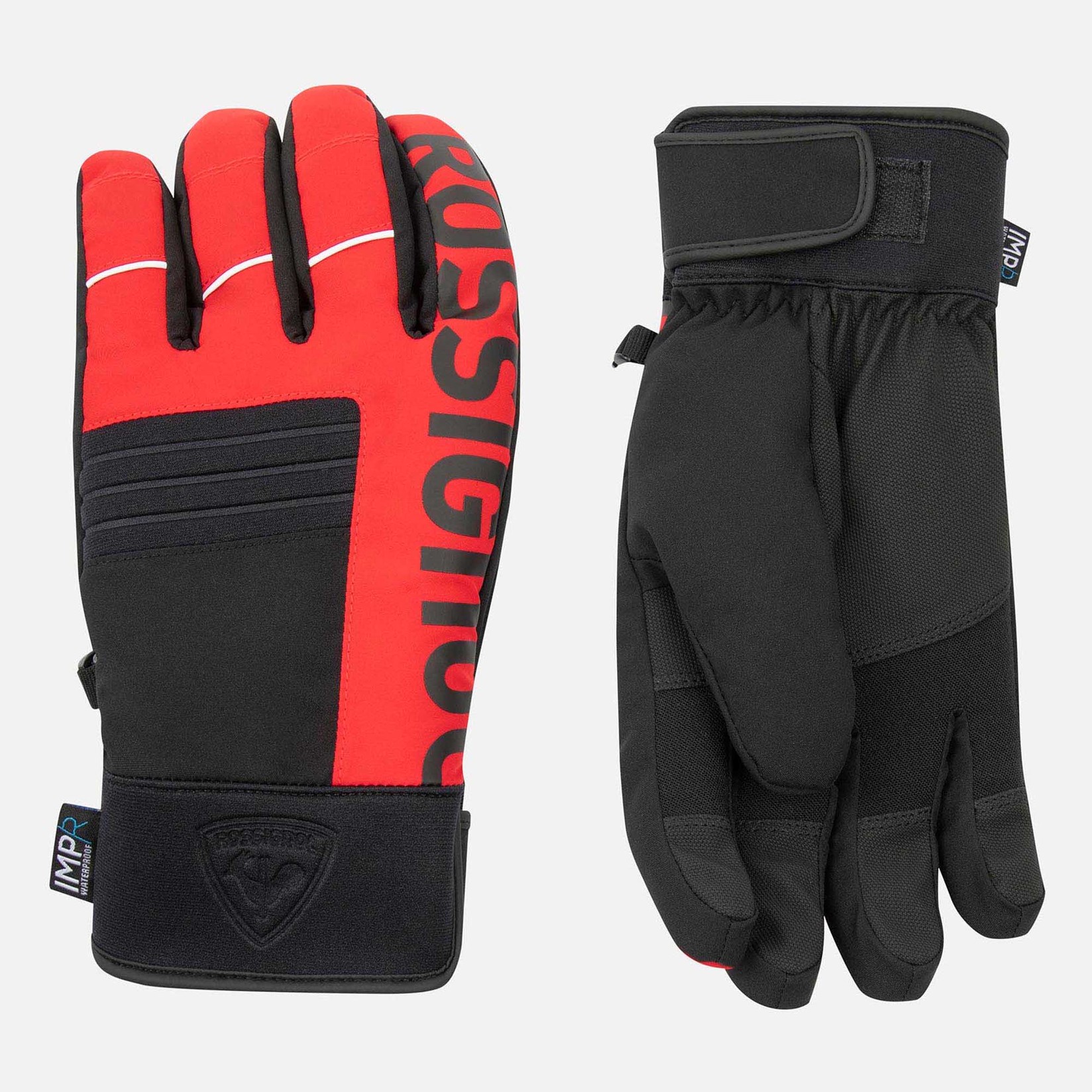 Rossignol Muške ski rukavice Speed Impr, Crno-crvene