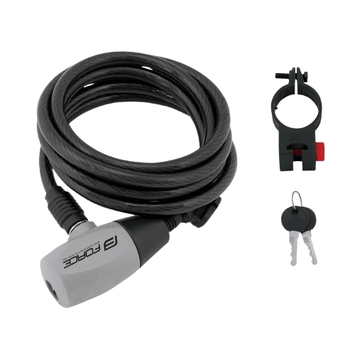 Force Sajla na ključ, 120cm/8mm, Crna