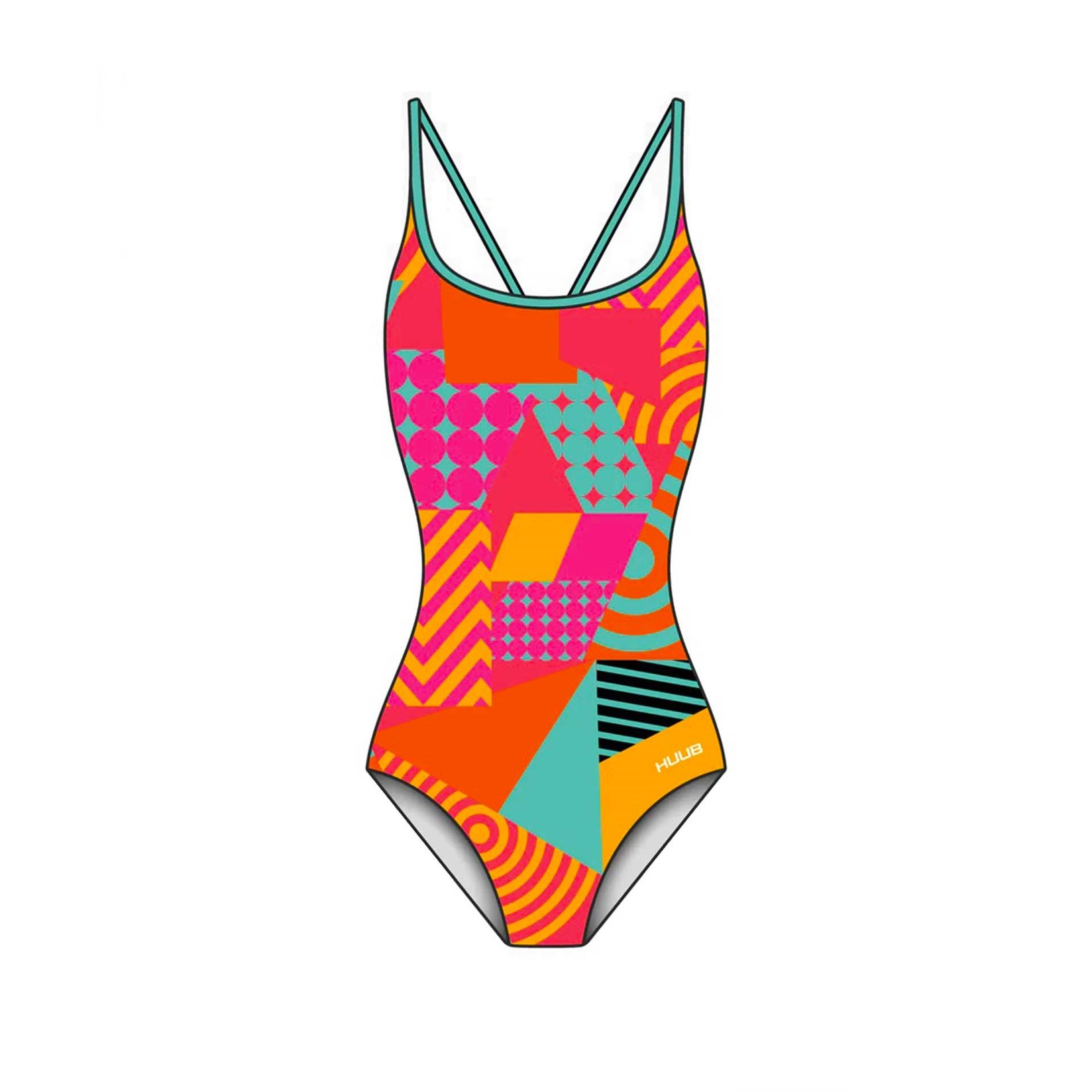 Huub Ženski kupaći kostim Her Spirit, Šareni