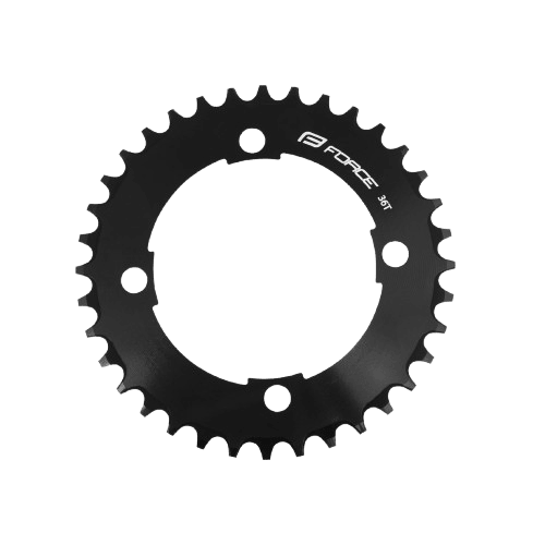 Force Lančanik Eleven 1.7, 36T, Aluminij, Crni