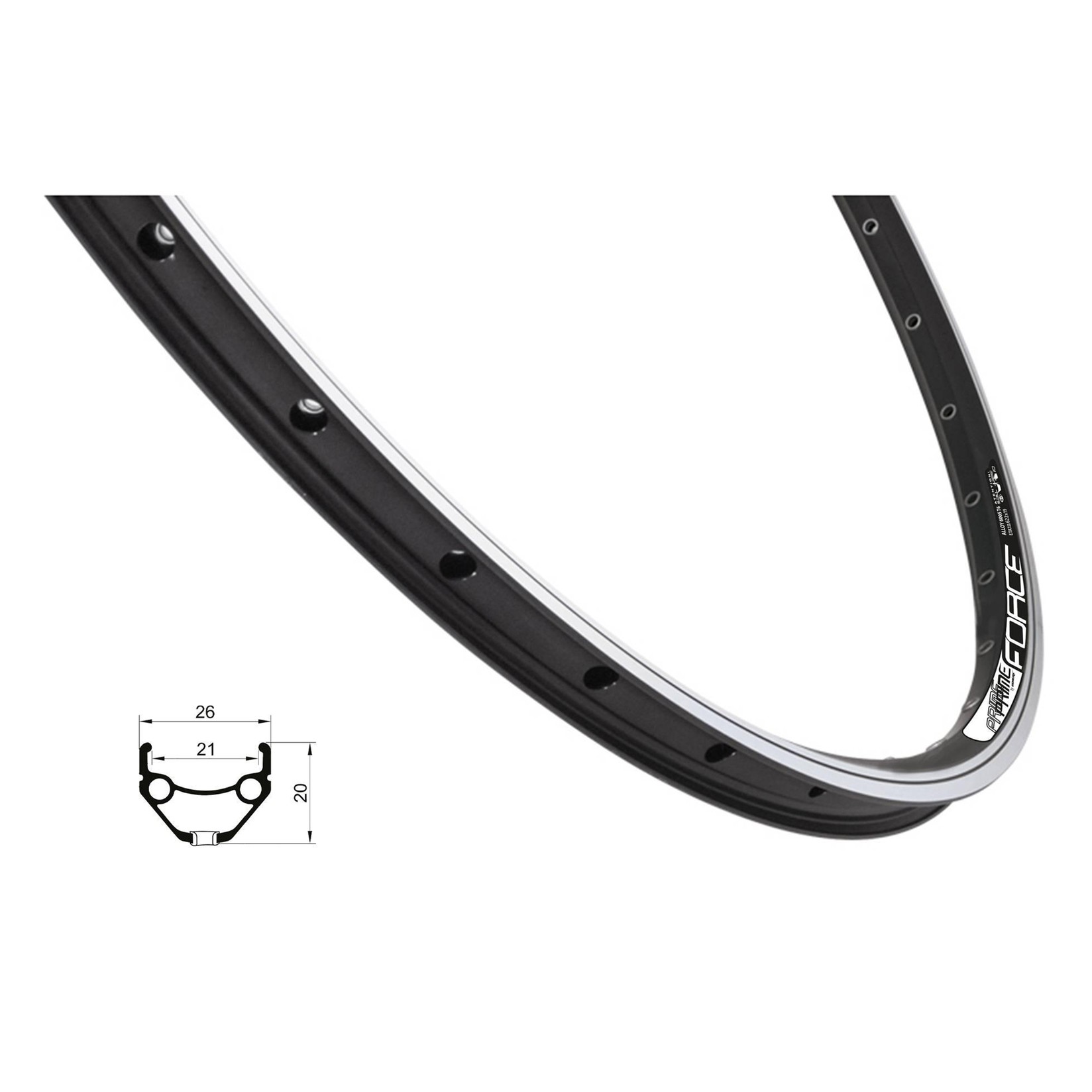 Force Obruč Prime 559x21 36SH Black