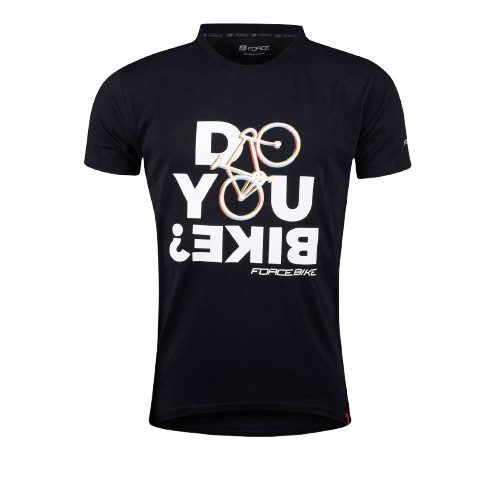 Force Majica kratkog rukava, Bike , Crna