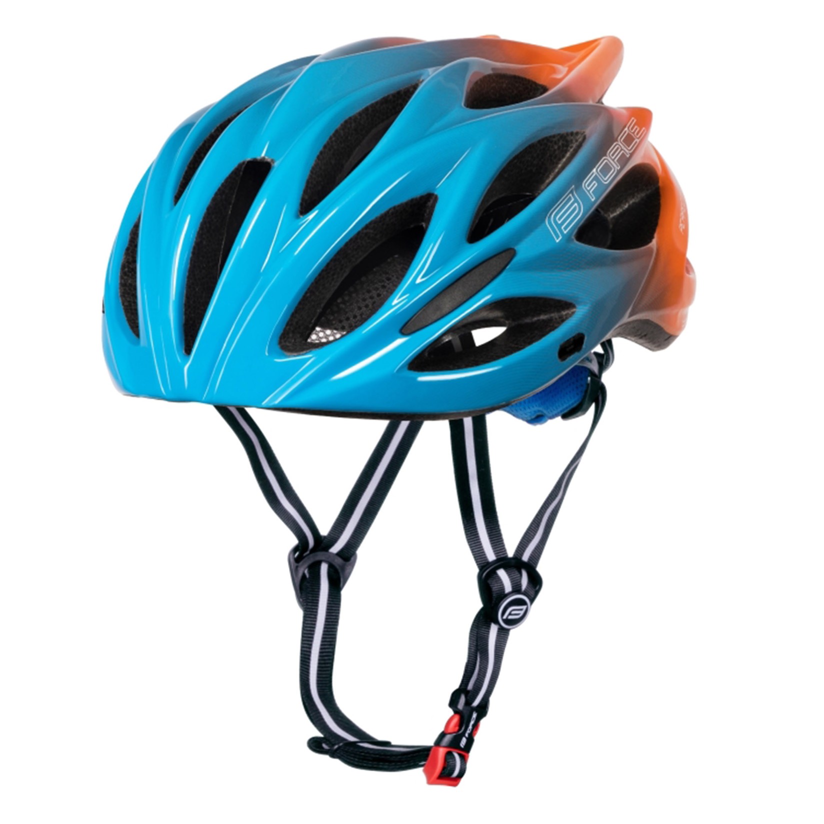 Force Kaciga Bull Hue, Plavo-narandžasta