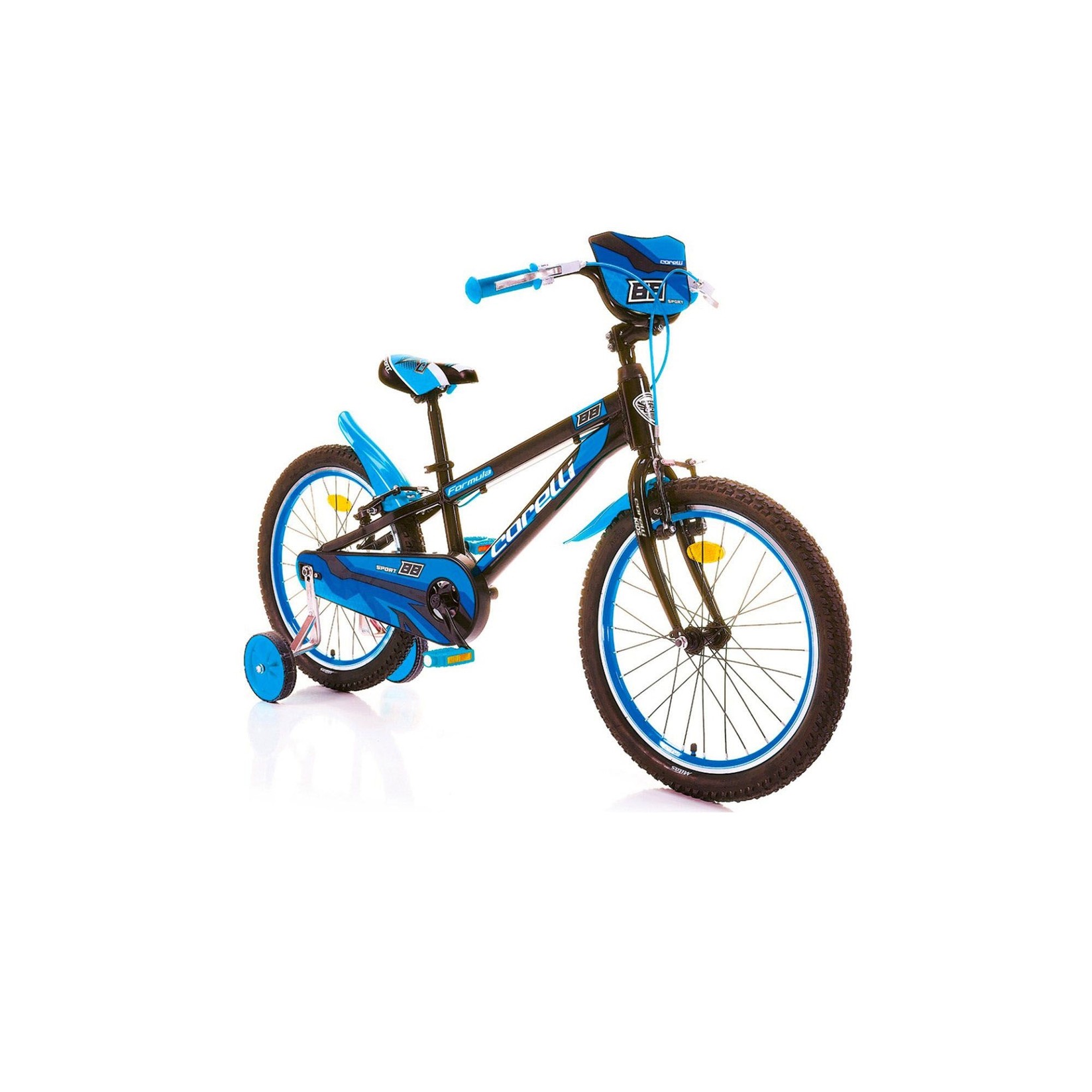 Corelli Bicikla za dječake Formula 20″ Alu, Crno-plava