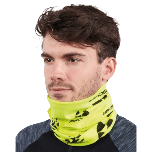 Fischer Bandana, CI Logo, Žuto-crna