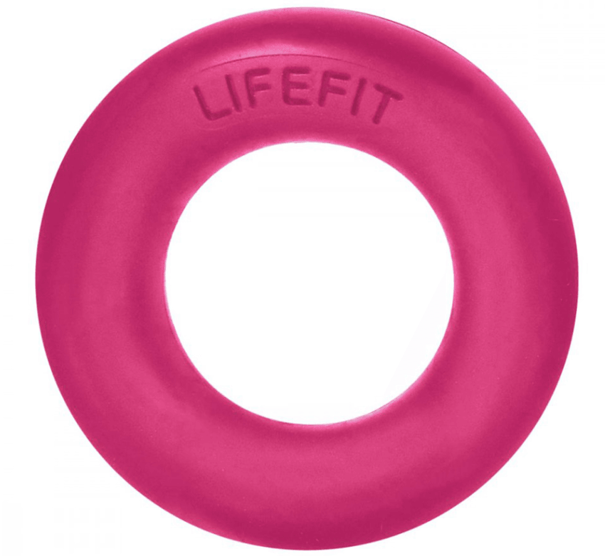 Lifefit Rubber Ring Guma za jačanje prstiju i šake, Roze