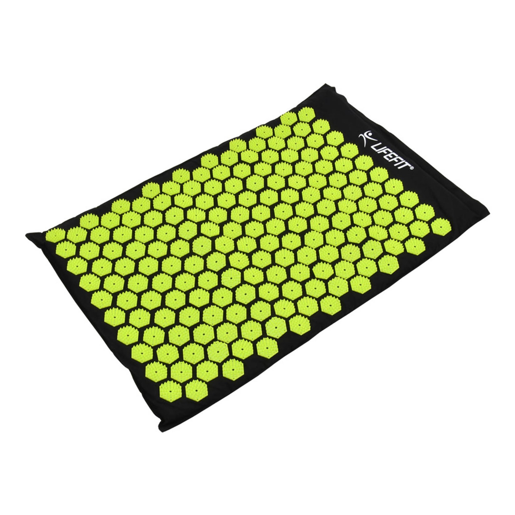 Lifefit Akupresurna prostirka Jogii, Zeleno-crna