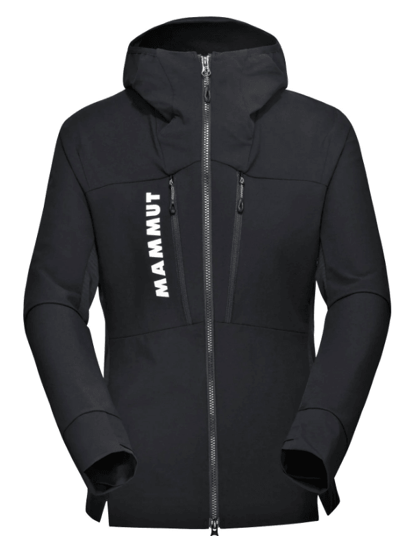Mammut Ženska jakna Aenergy SO Hybrid, Sa kapuljačom, Crna
