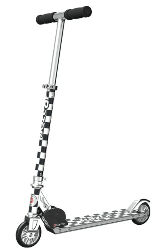 Razor Romobil Kids A Checked Out, Crno-bijela