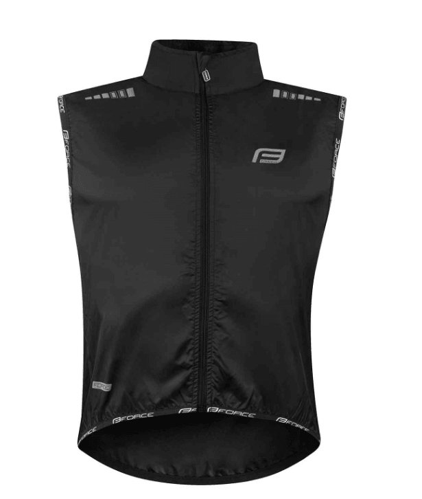 Force Muški prsluk V48 Windproof, Crni