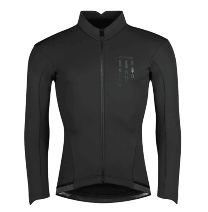 Force Biciklistička jakna Story Winter, Crna