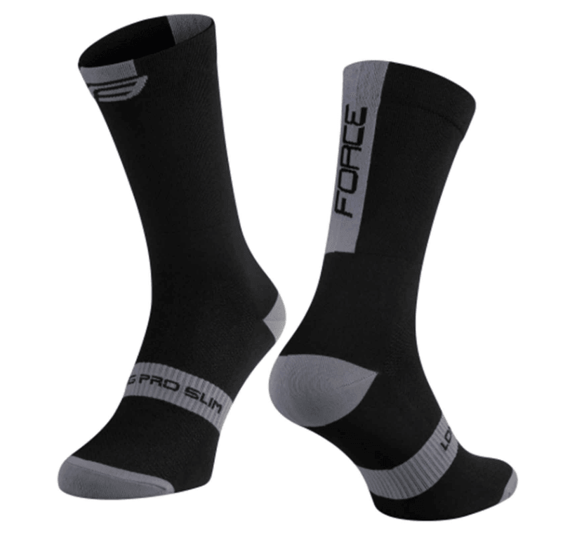 Force Čarape Long Pro Slim, Crno-sive