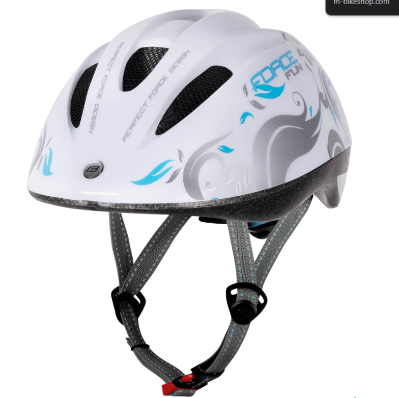 Force Kaciga Fun Flowers, Bijela