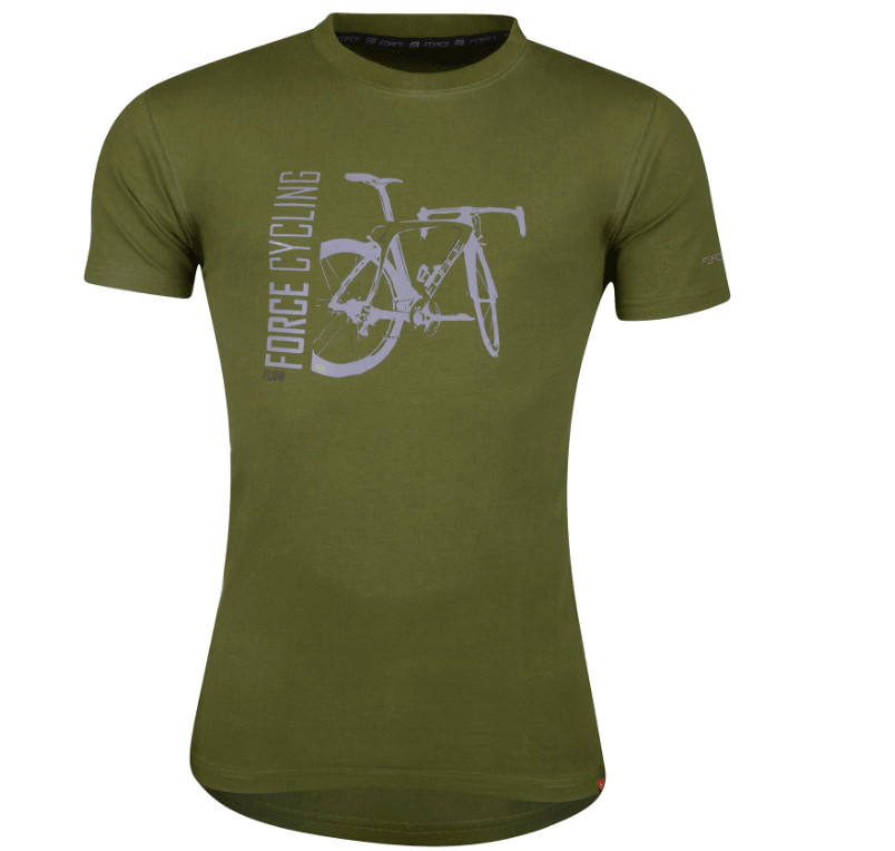 Force Majica kratkih rukava Flow, Maslinasta