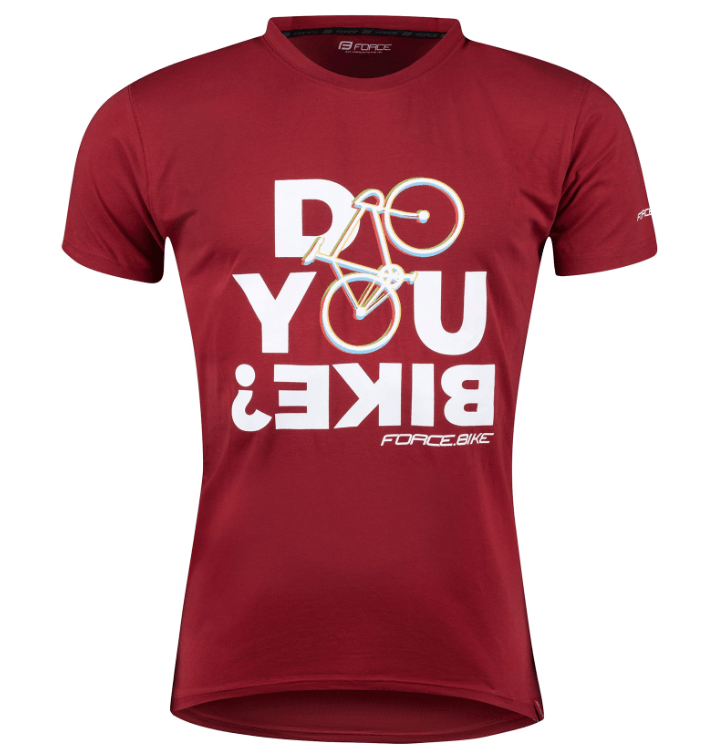Force Majica kratkih rukava Bike, Crvena