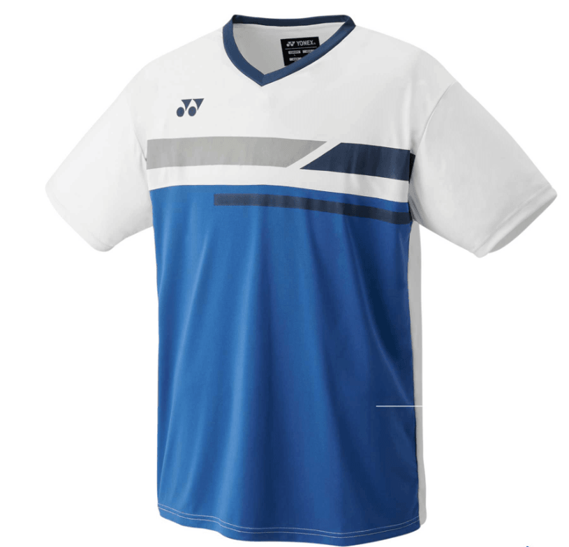 Yonex Muška majica kratkih rukava Crew Neck Club, Plavo-bijela