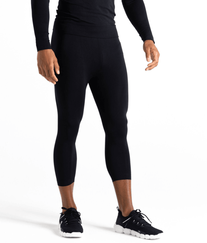 Dare2B Muške termalne helanke In The Zone II 3/4, Crne