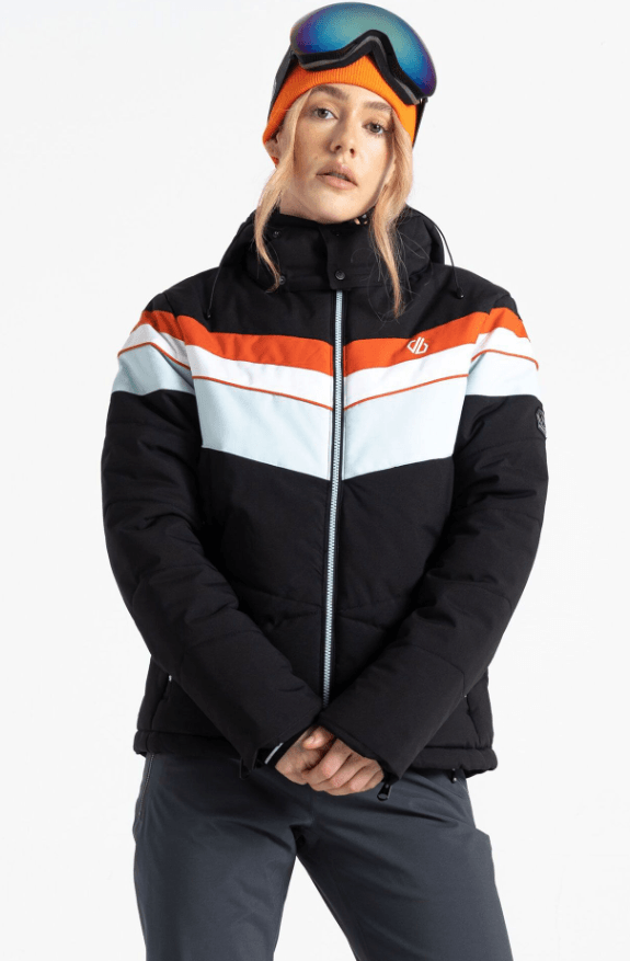 Dare2B Ženska ski jakna, Crno-bijela