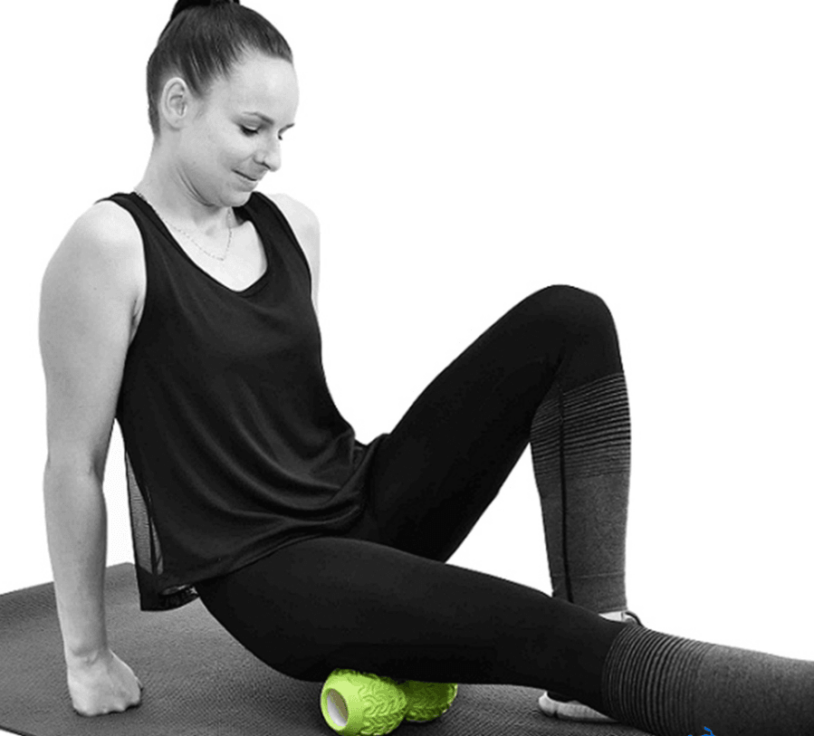 Lifefit Loptica za masažu Twinsoft, 18x10cm