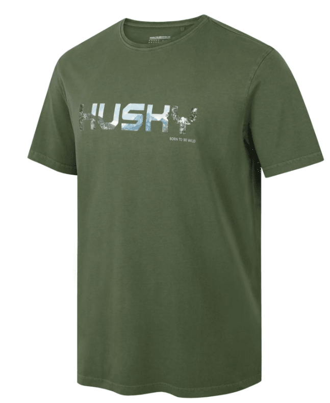 Husky Muška majica kratkih rukava Tee Wild, Maslinasta