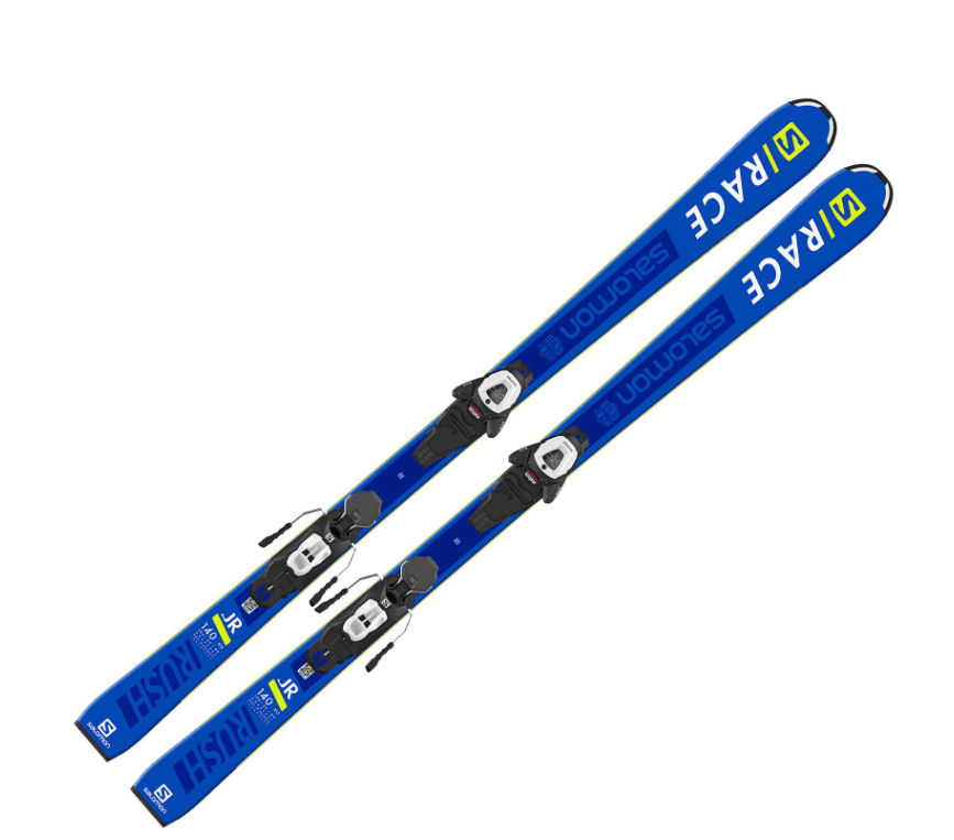 Salomon Skije set L S/Race Rush Jr+L6 GW J + Vezovi L L6 GW J2 80, Plave
