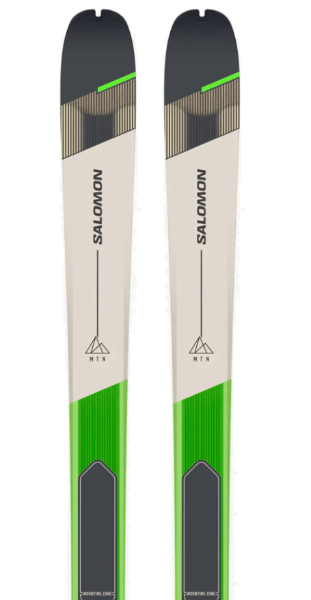 Salomon Skije Set T MTN 86 PRO + Skinovi MTN 86, 164cm, Krem-zelene