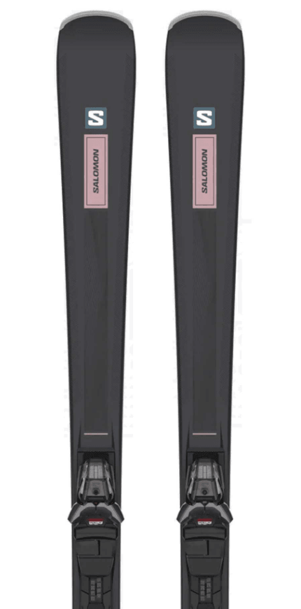 Salomon Skije Set E S/MAX 8 + Vezovi E M10 GW L80, Antracit