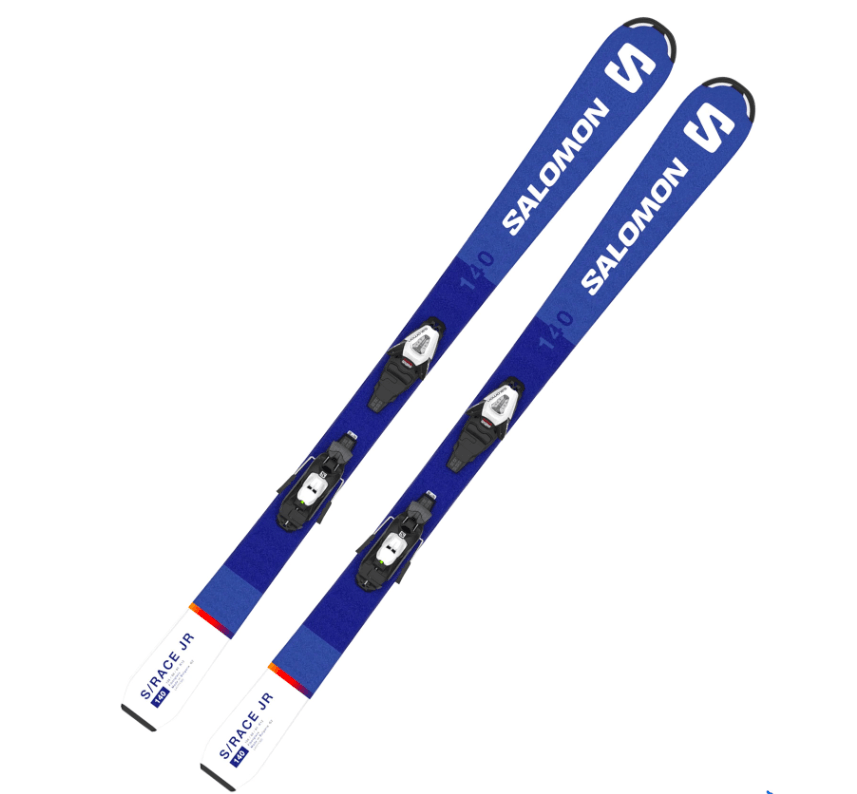 Salomon Skije Set L S/Race JR S Race + Vezovi, 120cm, Plave