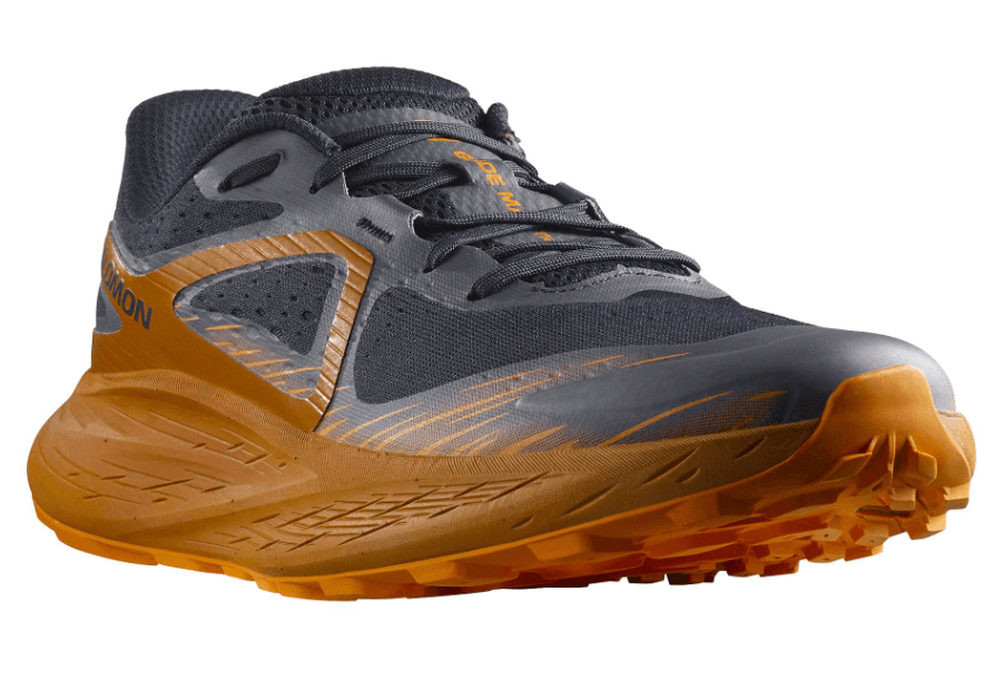 Salomon Muške patike Glide Max TR, Crno-narandžaste