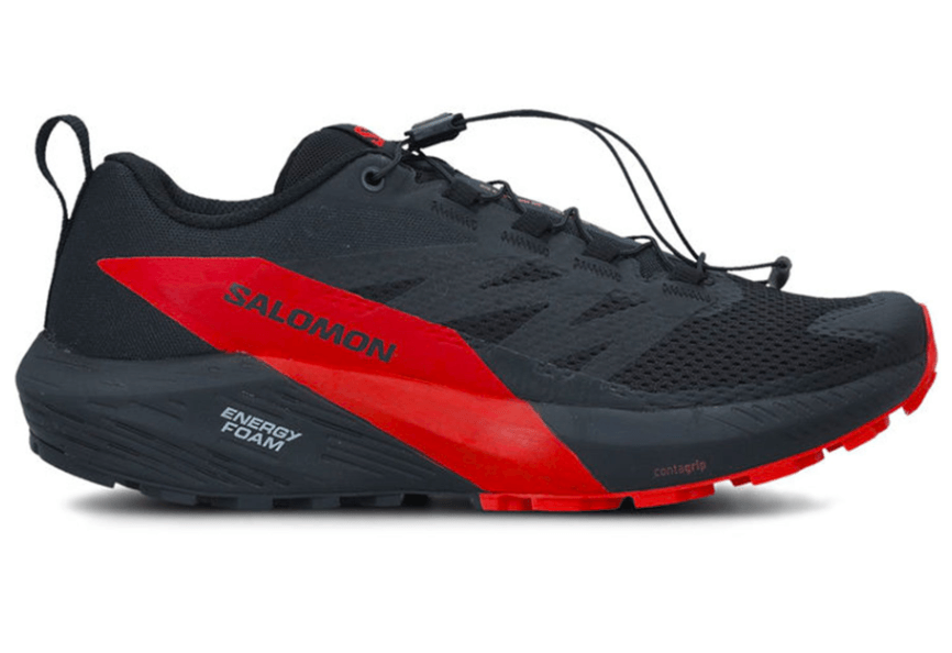 Salomon Muške patike za planinarenje Sense Ride 5, Crne